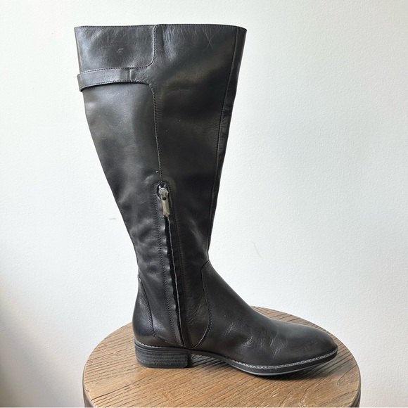 Sam Edelman Patton 2 knee high black leather riding boots - Picture 5 of 11